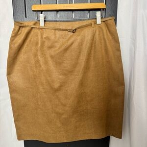 Jones New York Brown Pencil Skirt